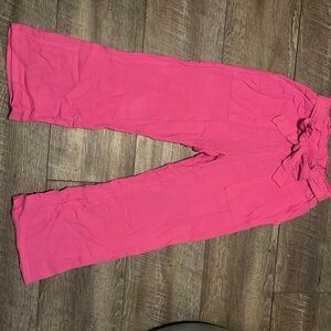 Pink loose pants